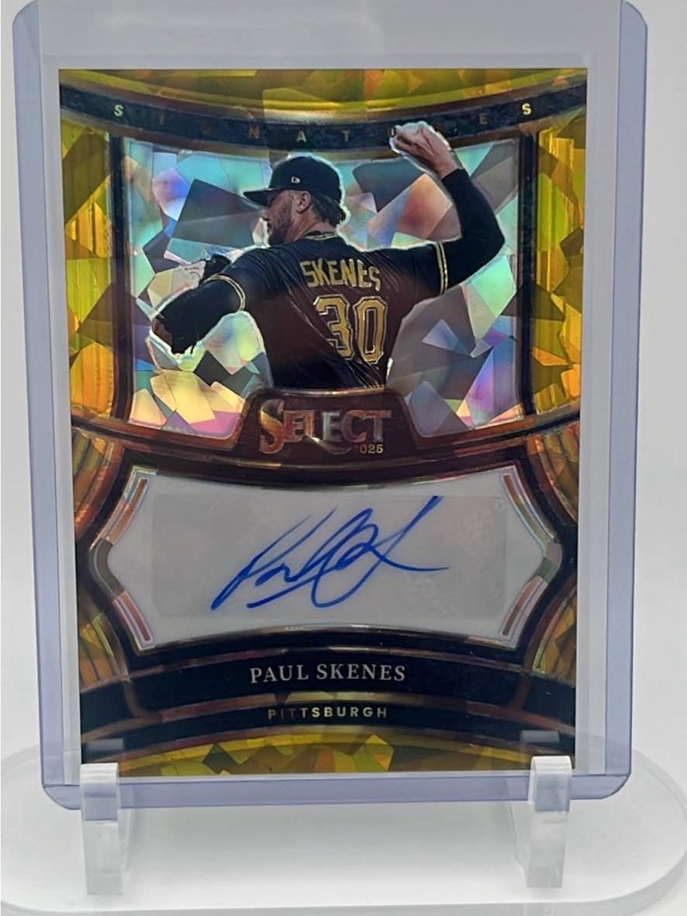 PAUL SKENES 2025 Select GOLD PRIZM AUTO 05/10 POSSIBLE BGS BLACK LABEL